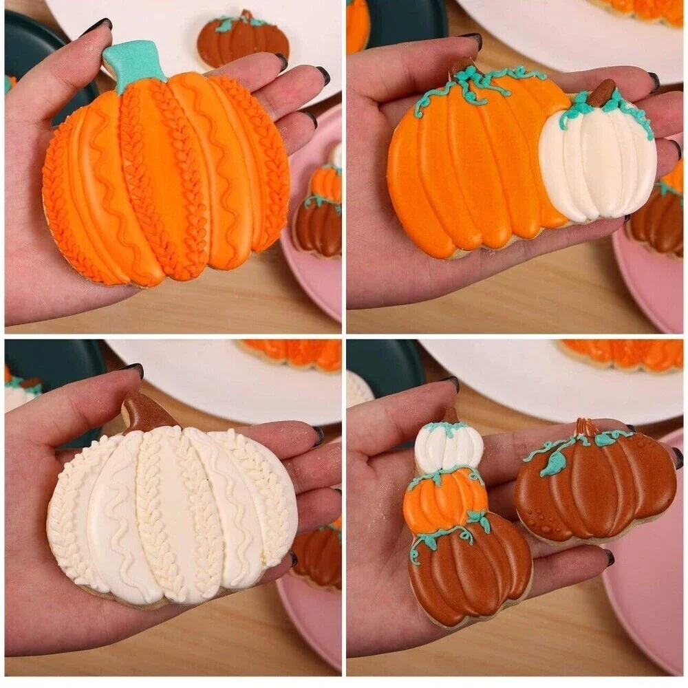 Halloween Themed Cookie Cutters - Pumpkin Halloween different Shapes 6 pack